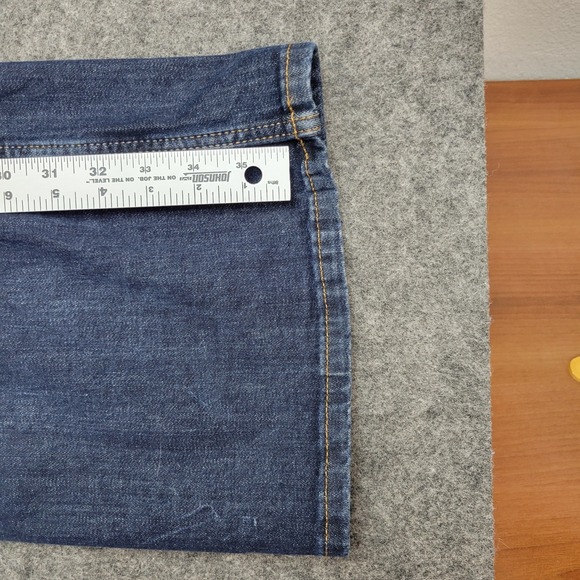 Banana Republic Jeans Womens 31L Blue Denim Dark Wash Streetwear The Flare Leg - Picture 11 of 13